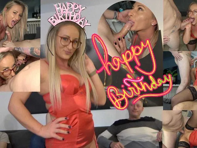100% Real!!Happy Birthday for ME !!! Hardcore Geburtstag Gangbang fur mich !!